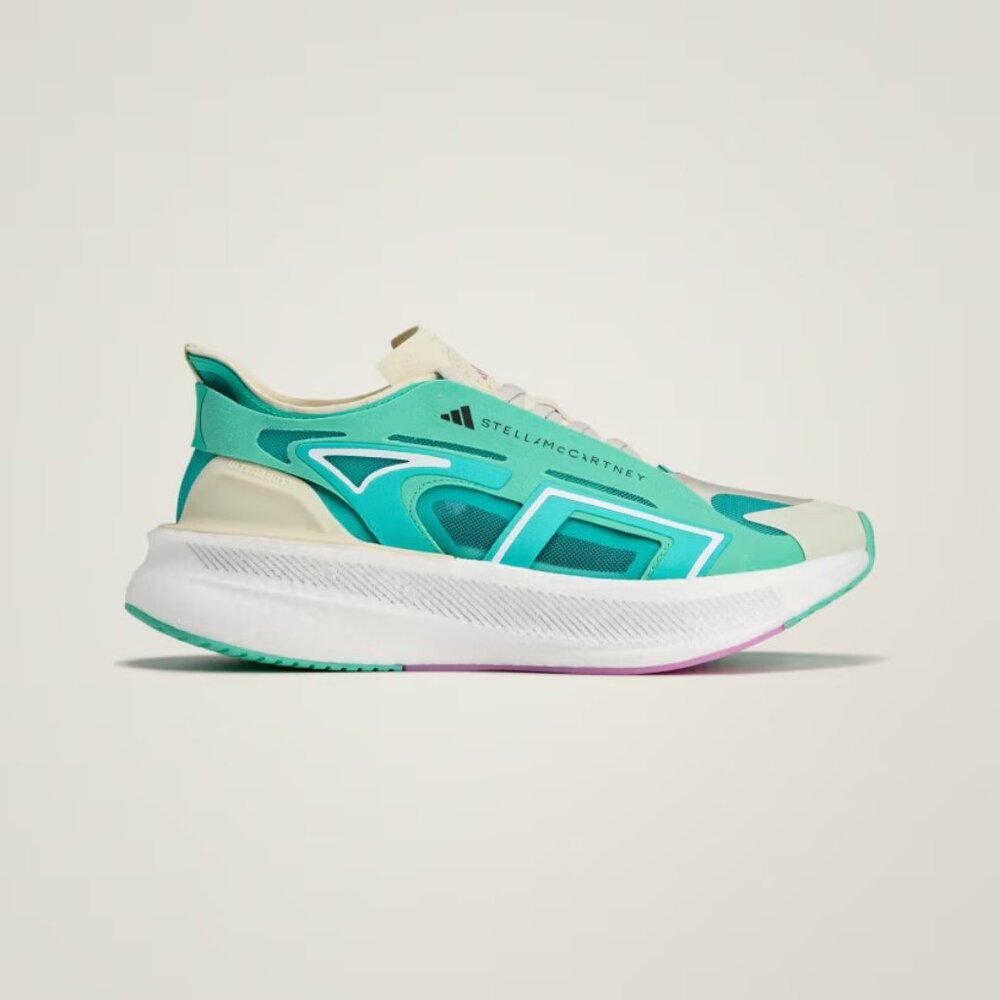 NWT Adidas by Stella McCartney Ultraboost 5 Women's Shoes - Mint/White - JI4359